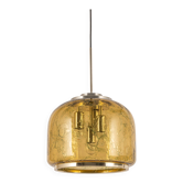 Large Murano pendant lamp by Doria, Germany, 1970s.