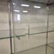 XL vintage wooden display cabinet / sideboard / wall cupboard