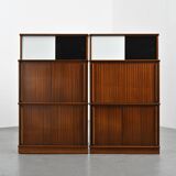 Pair of oscar furniture bookcases, circa 1955