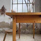 Scandinavian oak and ceramic table