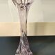 Large Floral Design Vase. Blown Murano Art Glass. Pink Tones, 30.5cm