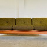 Canapé 3 personnes vintage rétro danois du milieu du siècle par Arne Wahl Iversen 1970