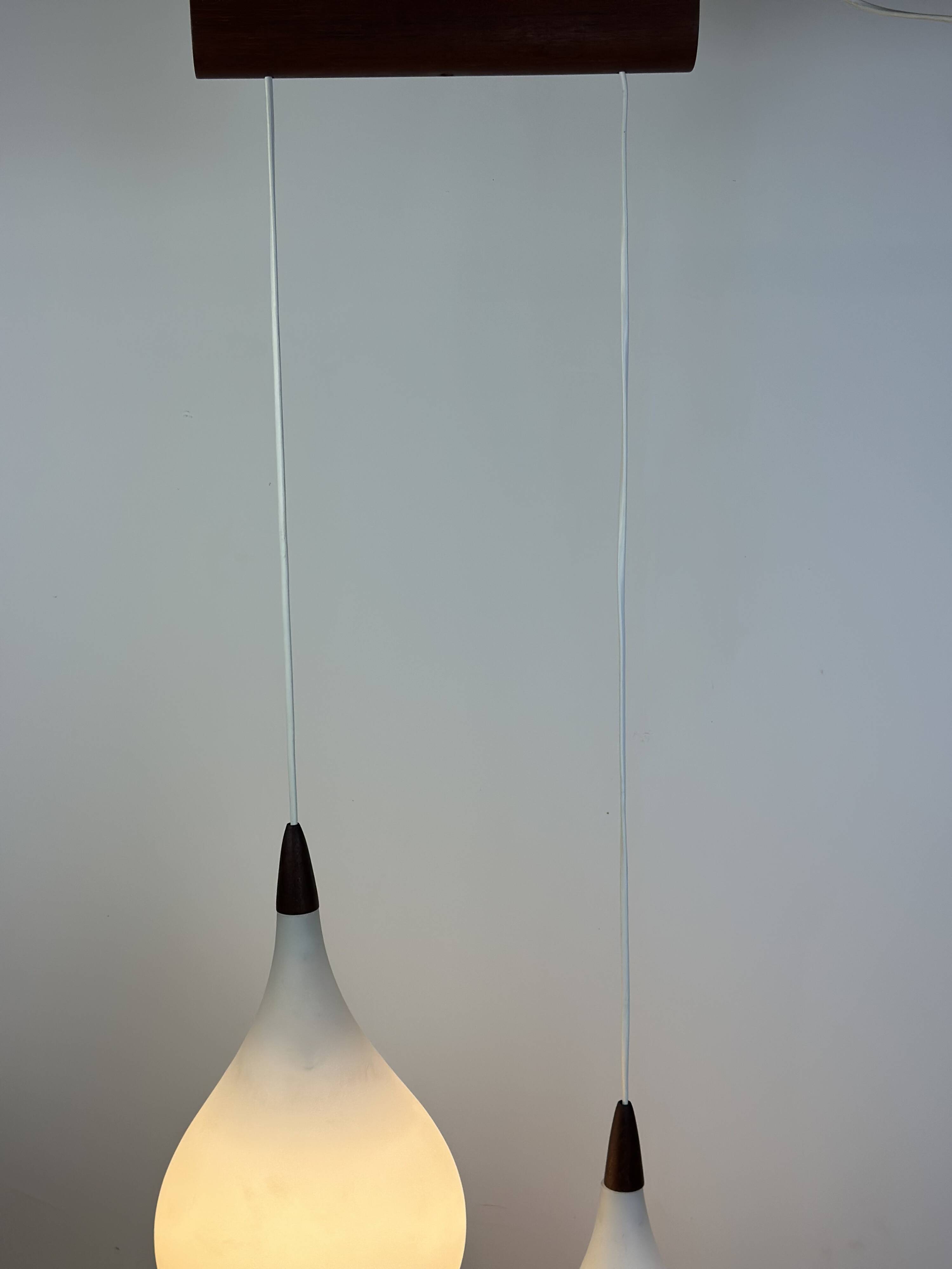 Lustre scandinave Kristiansson pour Luxus Suède 1960