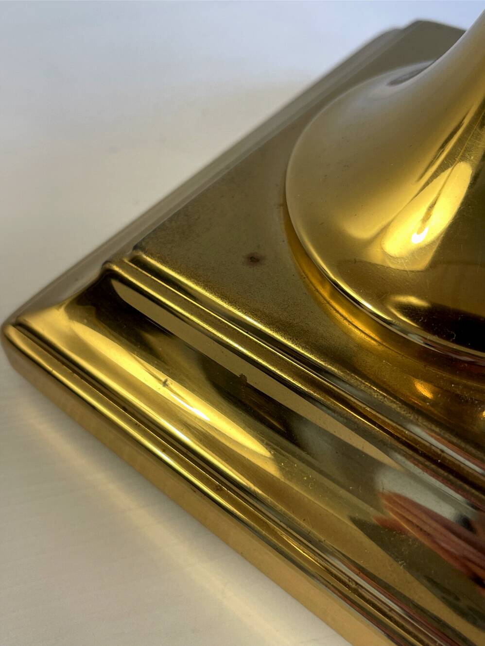 Deknudt table lamp – Brass & ceramic – Neoclassical style – Ref 3615/1