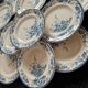13 Longwy Azaleas dinner plates