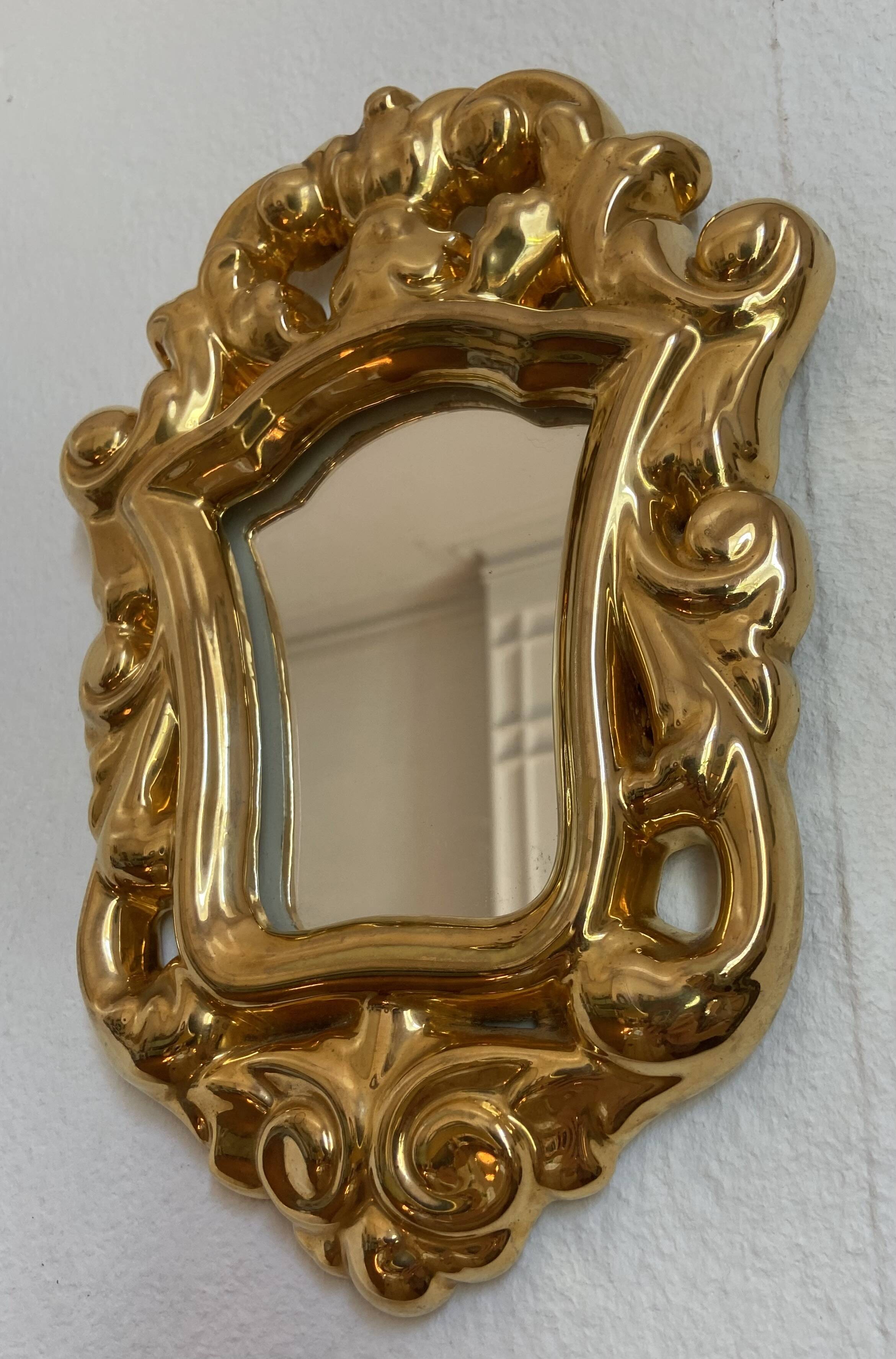 Ceramic mirror by Marc Roussel