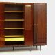 Vintage mid century modern Italian design wardrobe in rosewood, 1960s