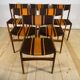 Set of 6 vintage chairs attributed to Erik Buch – Denmark, 1960s