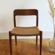 Model chair 75 in teak and rope by Niels Otto Moller