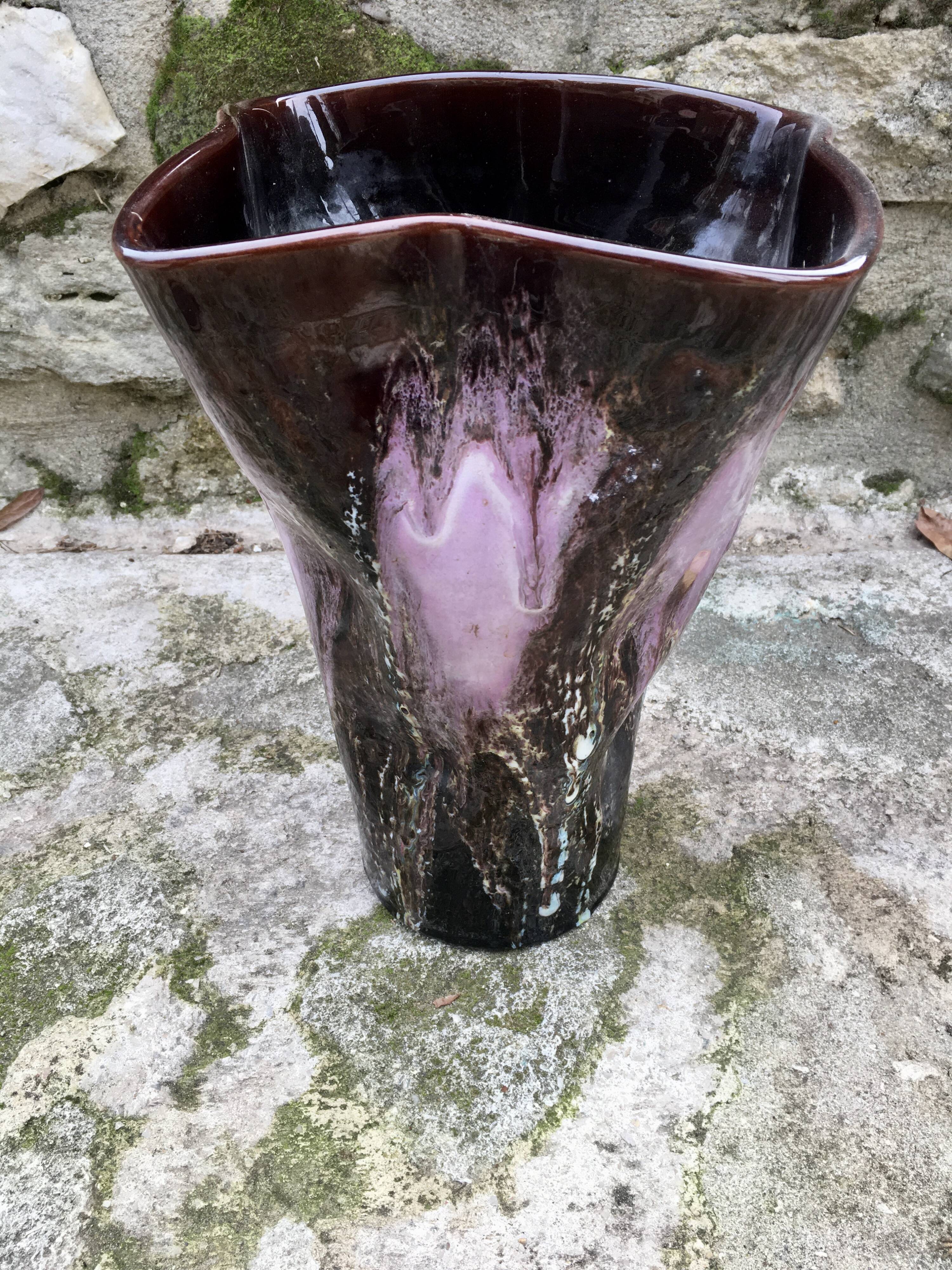 Signed Vallauris Vase