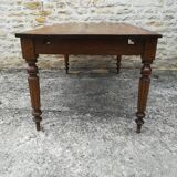 Oak farm table with two extensions