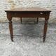Oak farm table with two extensions