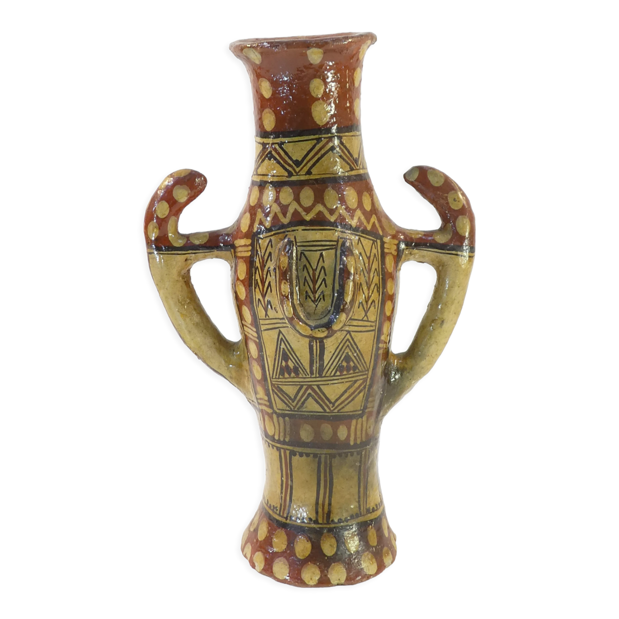 Terracotta amphora vase Pottery Berbere Kabyle IDEQQI