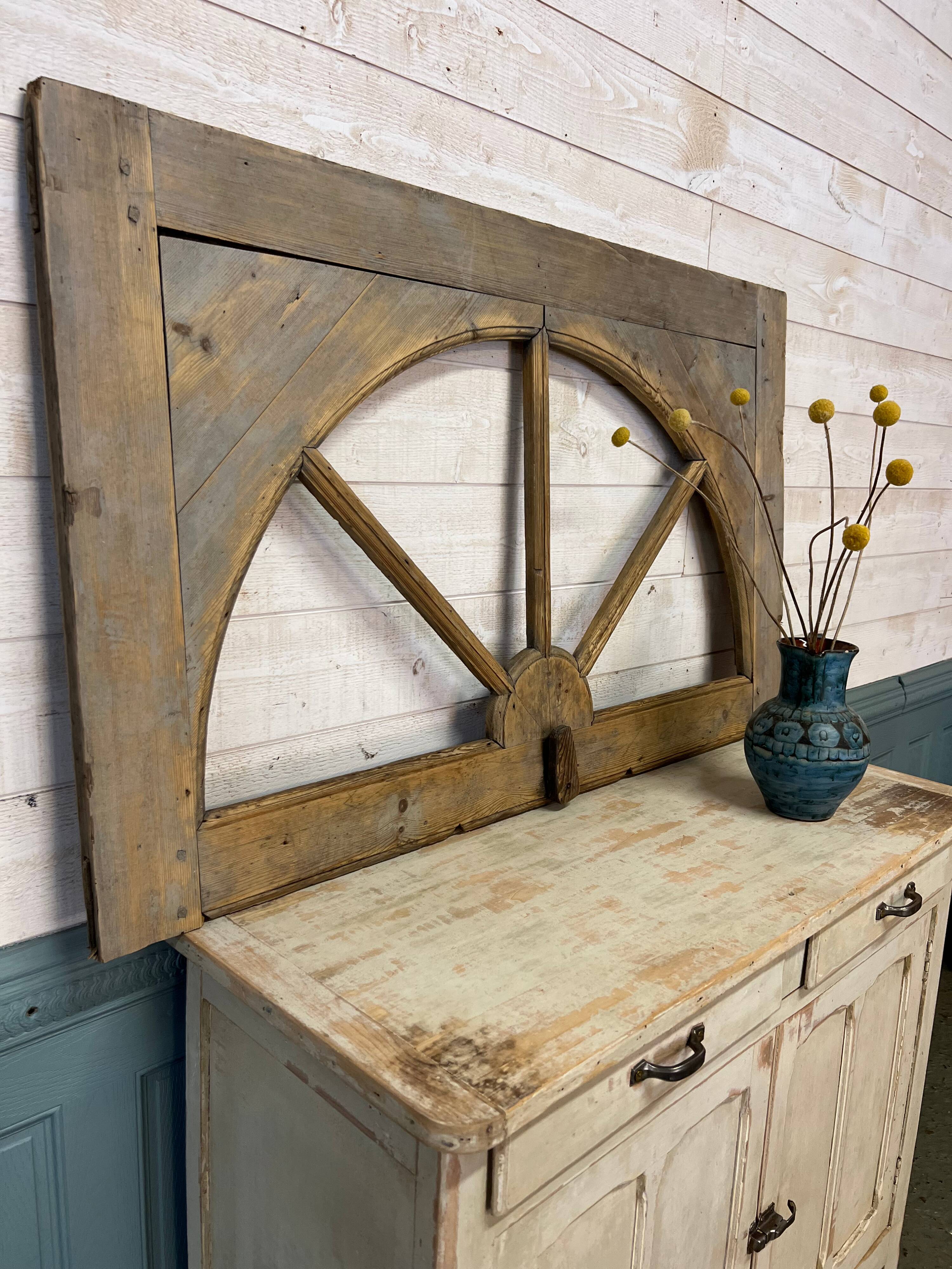 Patinated pine mirror frame no.
