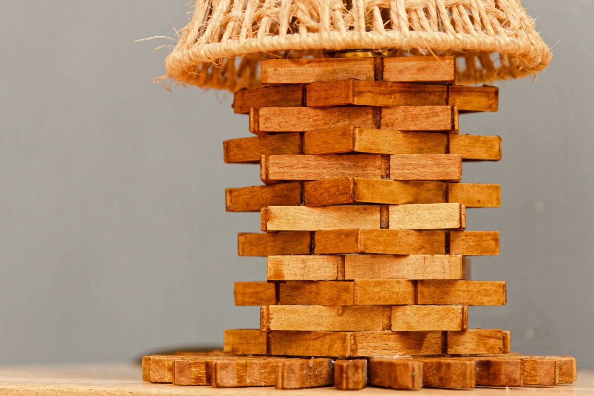 50s bedside lamp - popular art