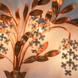 Applique murale Hans Kögl dorée du milieu du siècle