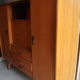 Armoire secrétaire vintage pieds compas