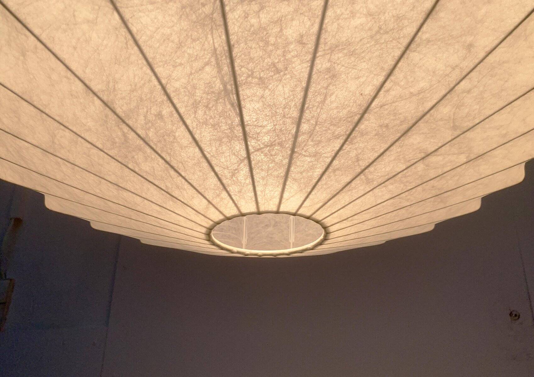 German mid-century cocoon pendant lamp by Goldkant Lighting