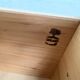 Regain bedside table in solid elm