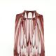Art Deco vase, crystal, designed by J. Hoffmann, Moser, Czechoslovakia, 1950s
