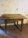 Table de campagne/table de bistro années 1900 dans sa pattine