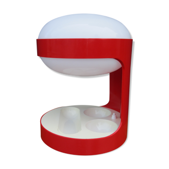 Lamp red Joe Colombo KD29