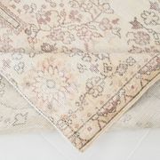 Tapis beige classique Distressed 282x193cm
