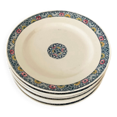 Flat plates iron earth Longchamp "Manon"