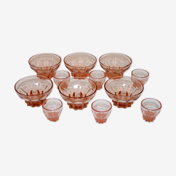 Champagne cups and shot glasses vintage