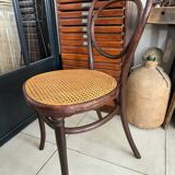 Ancienne paire de chaises bistrot Thonet N10