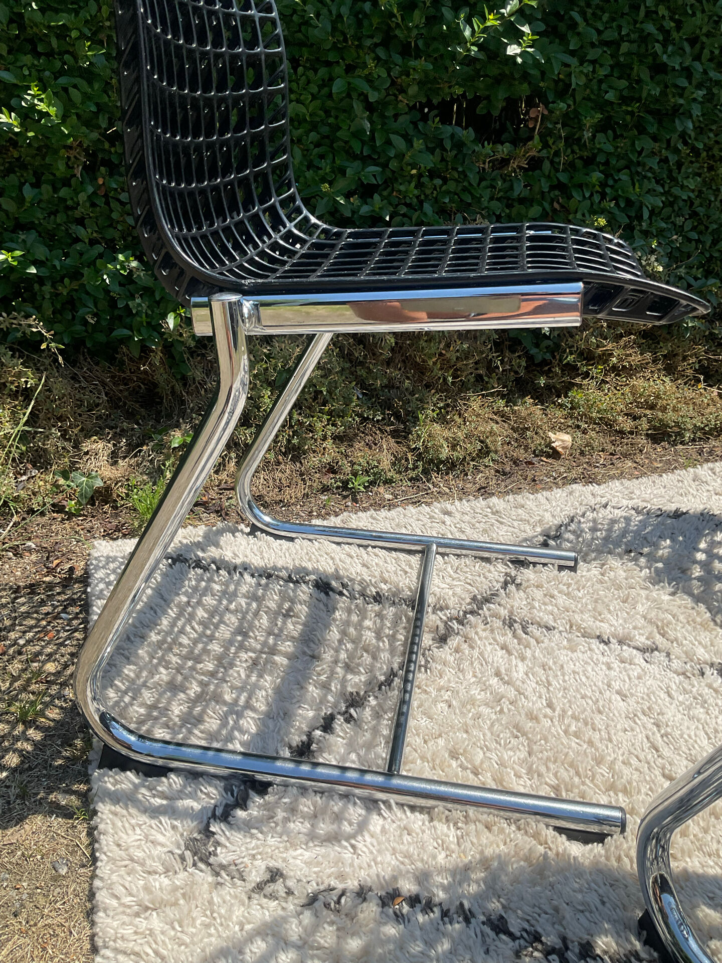 Série de 6 chaises « Moiré » par Ton Haas