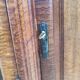 1925 solid curly mahogany office bookcase