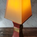 Coral lamp and gold house Le Dauphin
