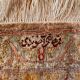 Extra fine Ghoum carpet from Iran in silk signed Bahrami