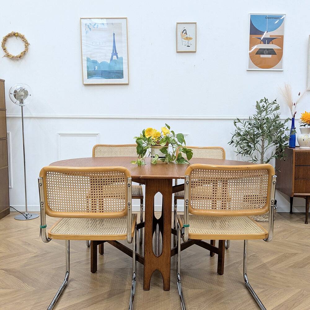 Lot de 4 chaises B32 par Marcel Breuer