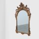 Miroir baroque doré de grande taille du 20e siècle par Deknudt Belgique