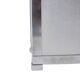 Brushed aluminum and metal planter. 1970s.