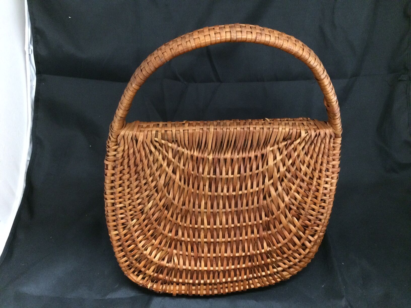 Old wicker gondola basket