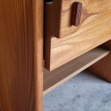 Vintage pine bedside table