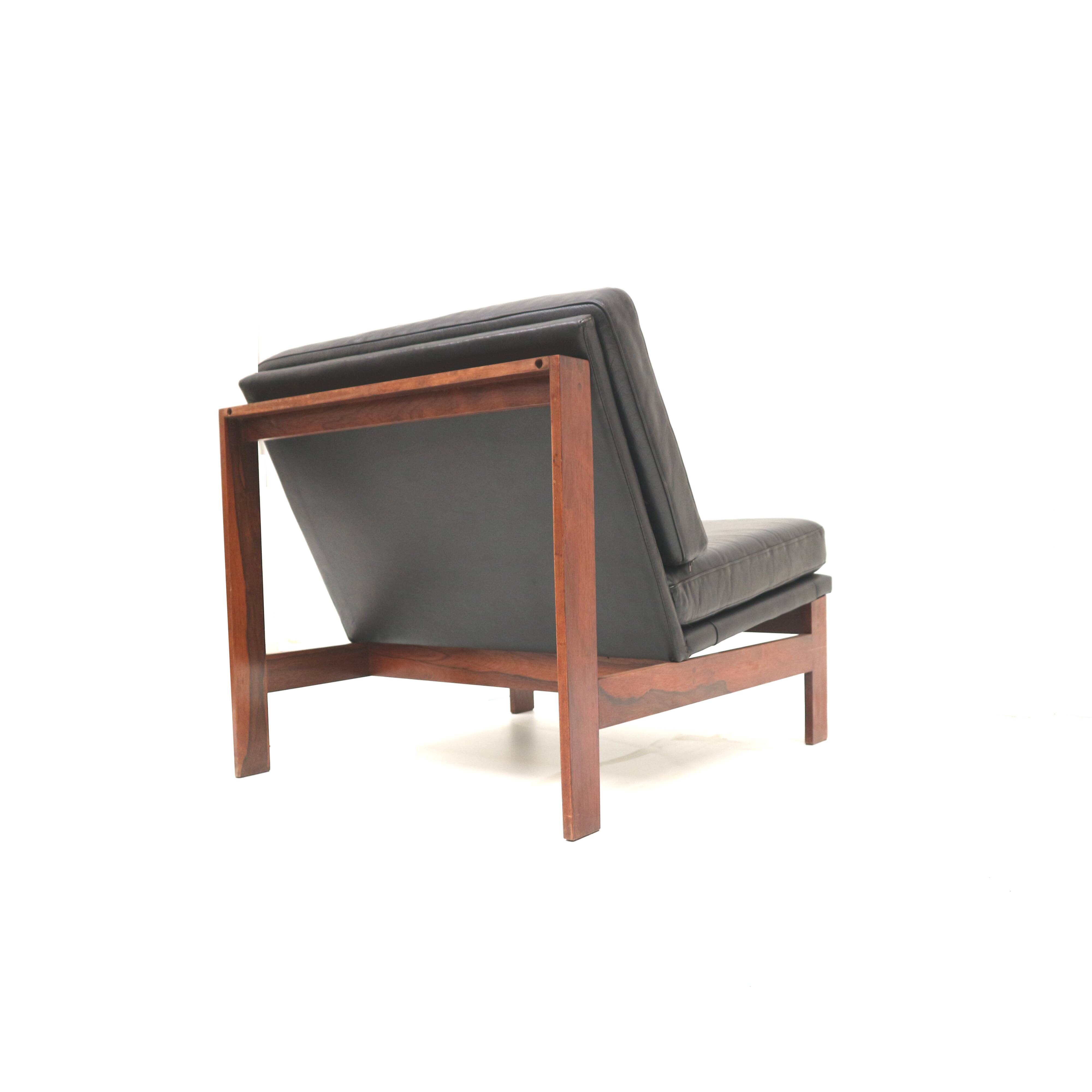 2x Moduline armchairs designed by Ole Gjerløv Knudsen & Torben Lind for Cad