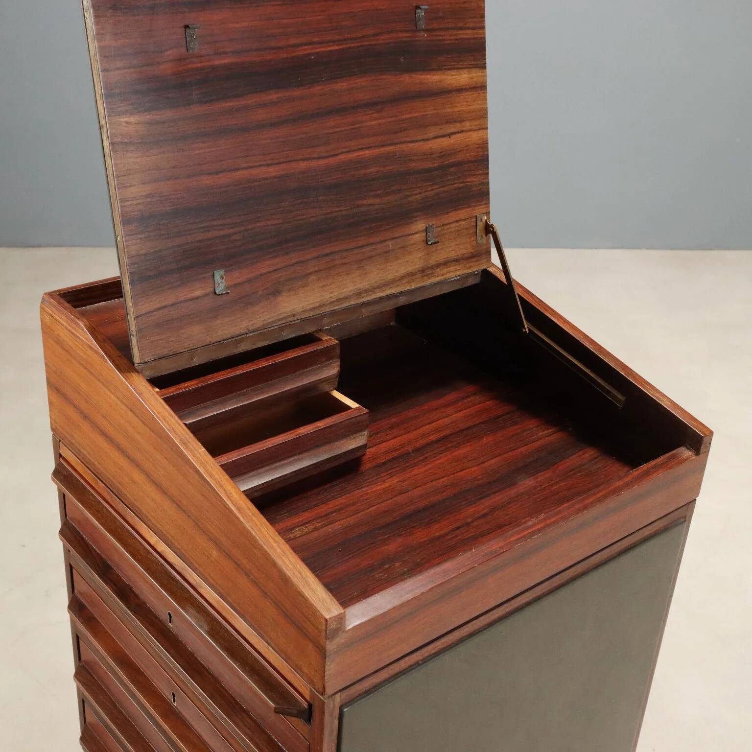 Commode avec bureau années 1960