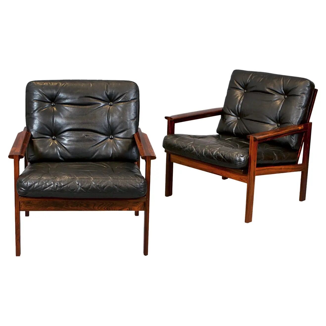 Paire de fauteuils Capella par Illum Wikkelso