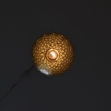 Suspension en verre art déco années 1930