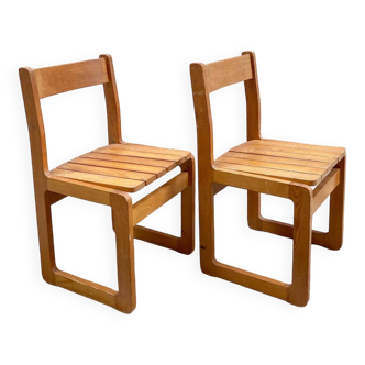 Pine dining chair