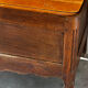 French provincial chest in carved and pegged solid oak, 18th century.