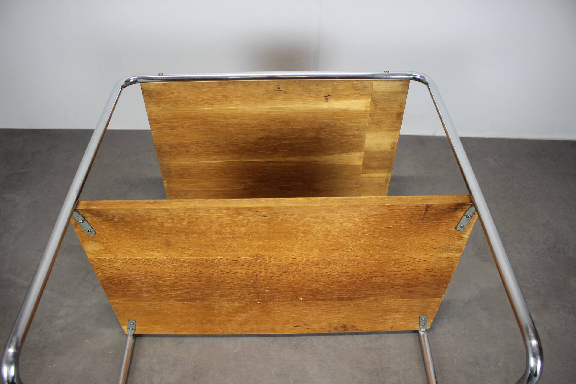 Marcel Breuer Bauhaus table from the 1930s, model B12, Czechoslovakia