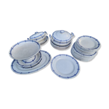 Creil and Montereau earthenware tableware service