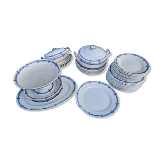 Creil and Montereau earthenware tableware service