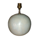 Ceramic lamp foot, iridescent white