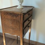 Bedside table with secret drawer